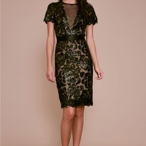 Elegant Black Sequin Dress